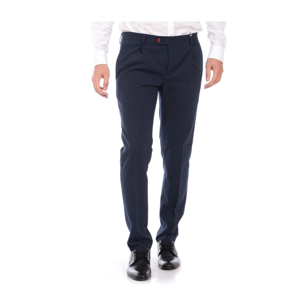 Daniele Alessandrini Blue Suit Trousers, Male, L, Jeans Trouser