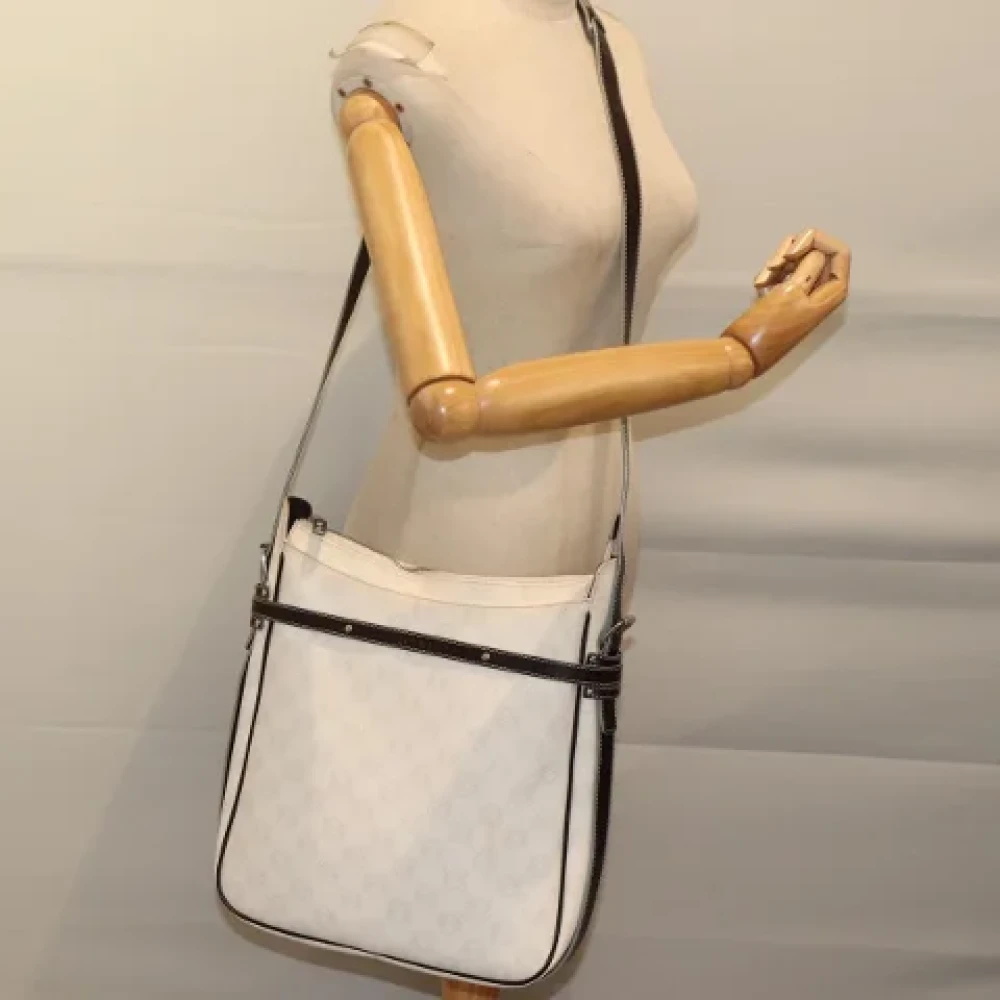 Loewe Pre-owned Canvas shoulder-bags White Dames