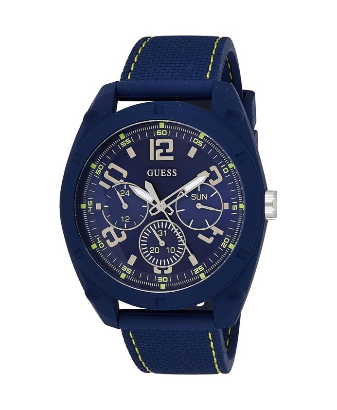 montre-analogique-en-caoutchouc-bleu-a-quartz