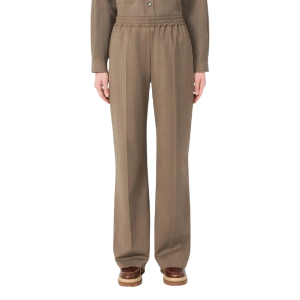 Weekend Max Mara , Damen, Hosen, Braun, Xs