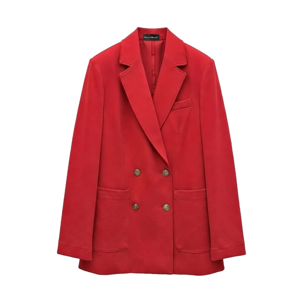 Pennyblack Mujer Rojo Chaquetas, Talla: L