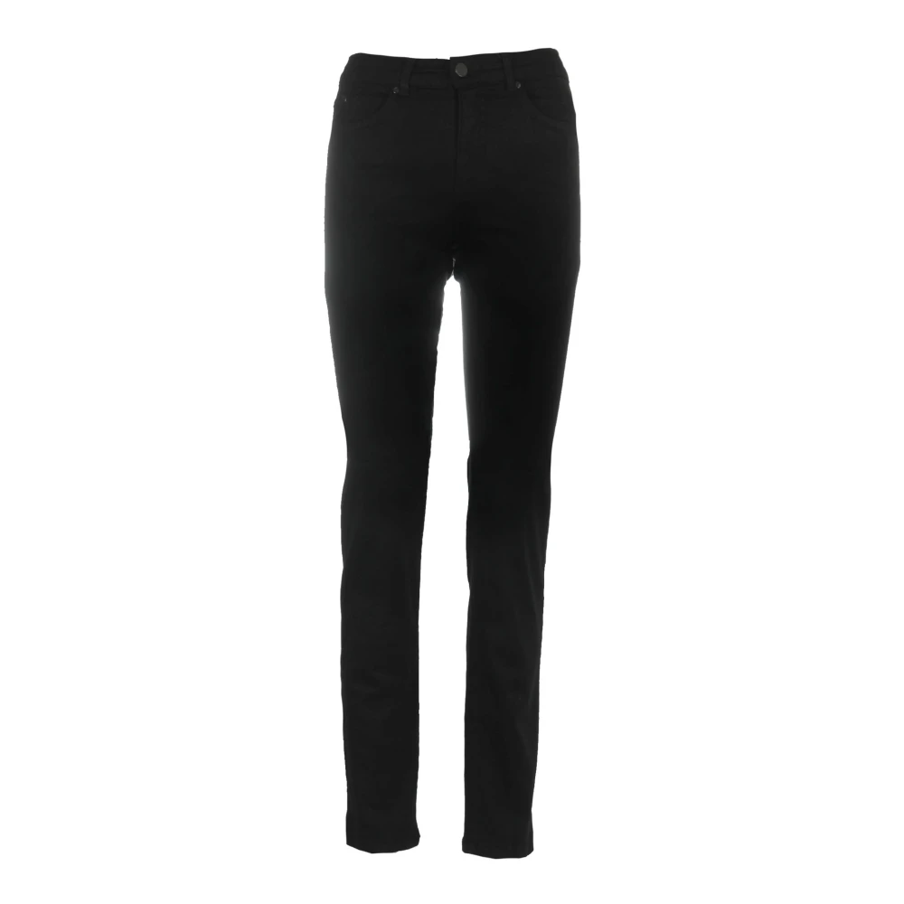 C.ro Donna Nero - Magic Fit Slim Pantaloni Neri - Trousers - L