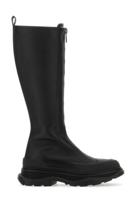 black-zip-tread-slick-leather-boots