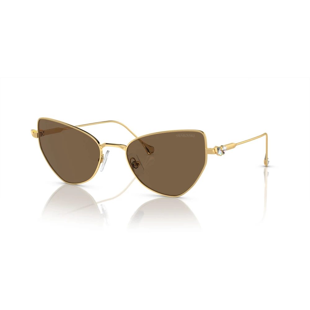 Swarovski Women's Yellow Sunglasses, 56 Mm, Sunglasses
