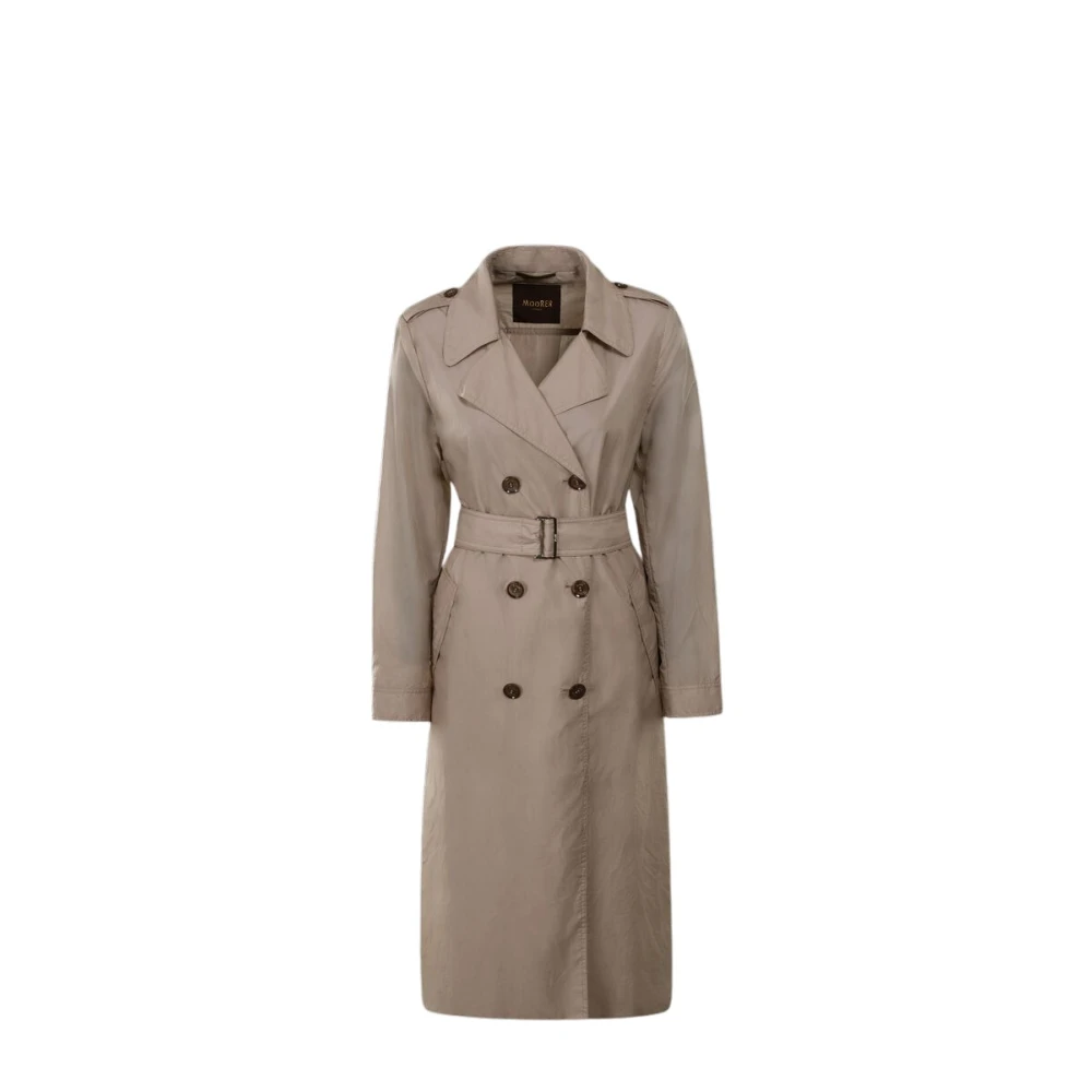Moorer Damen Beige Mäntel, Sgröße: