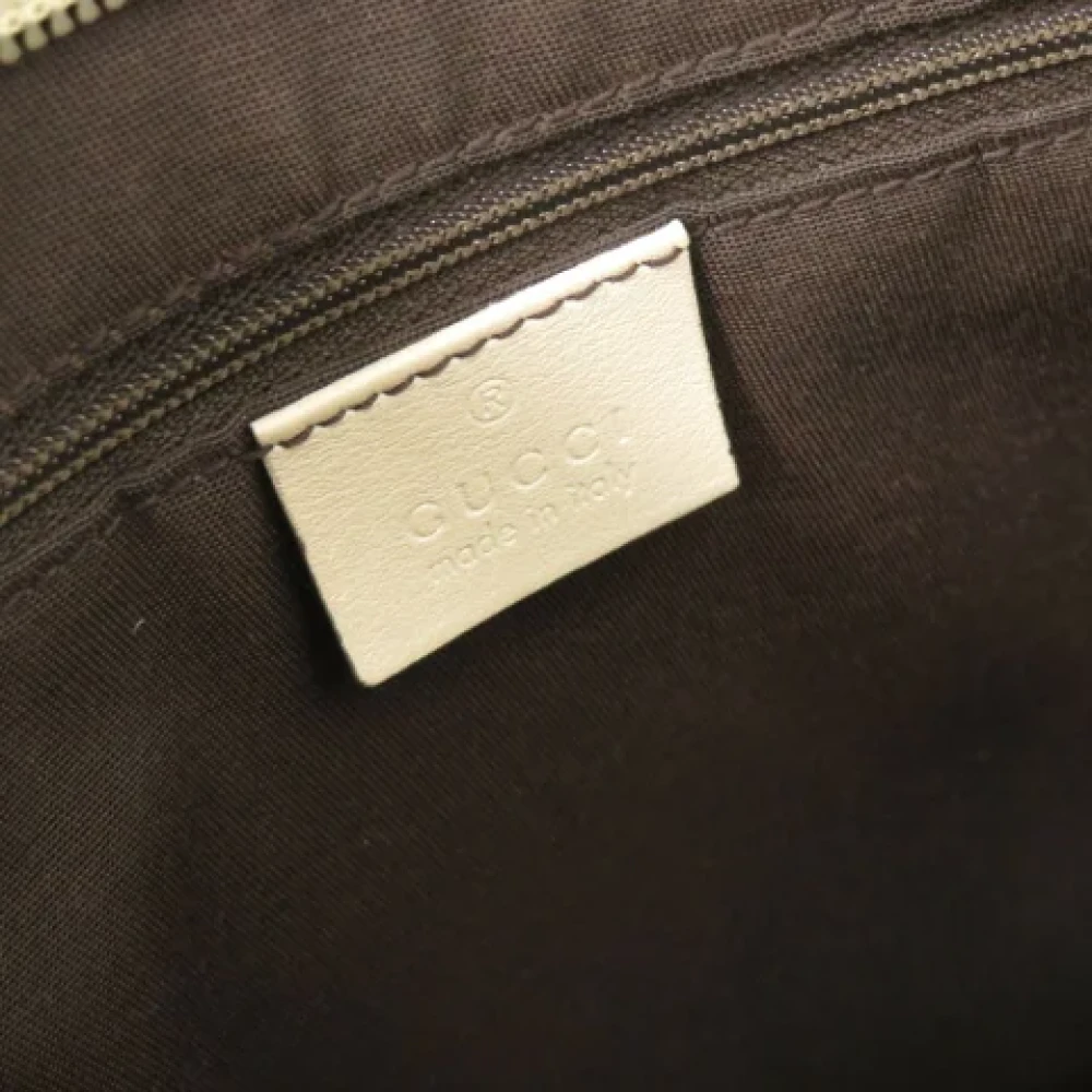 Gucci Vintage Pre-owned Canvas gucci-bags Beige Dames