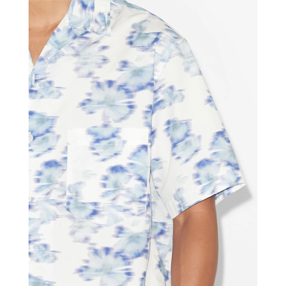 Isabel marant Casual Gestreept Overhemd voor Mannen Blue Heren