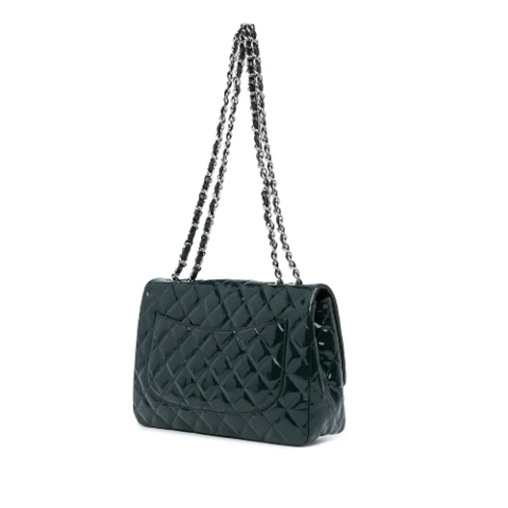 Chanel Vintage Pre-owned Leather chanel-bags Blue Dames