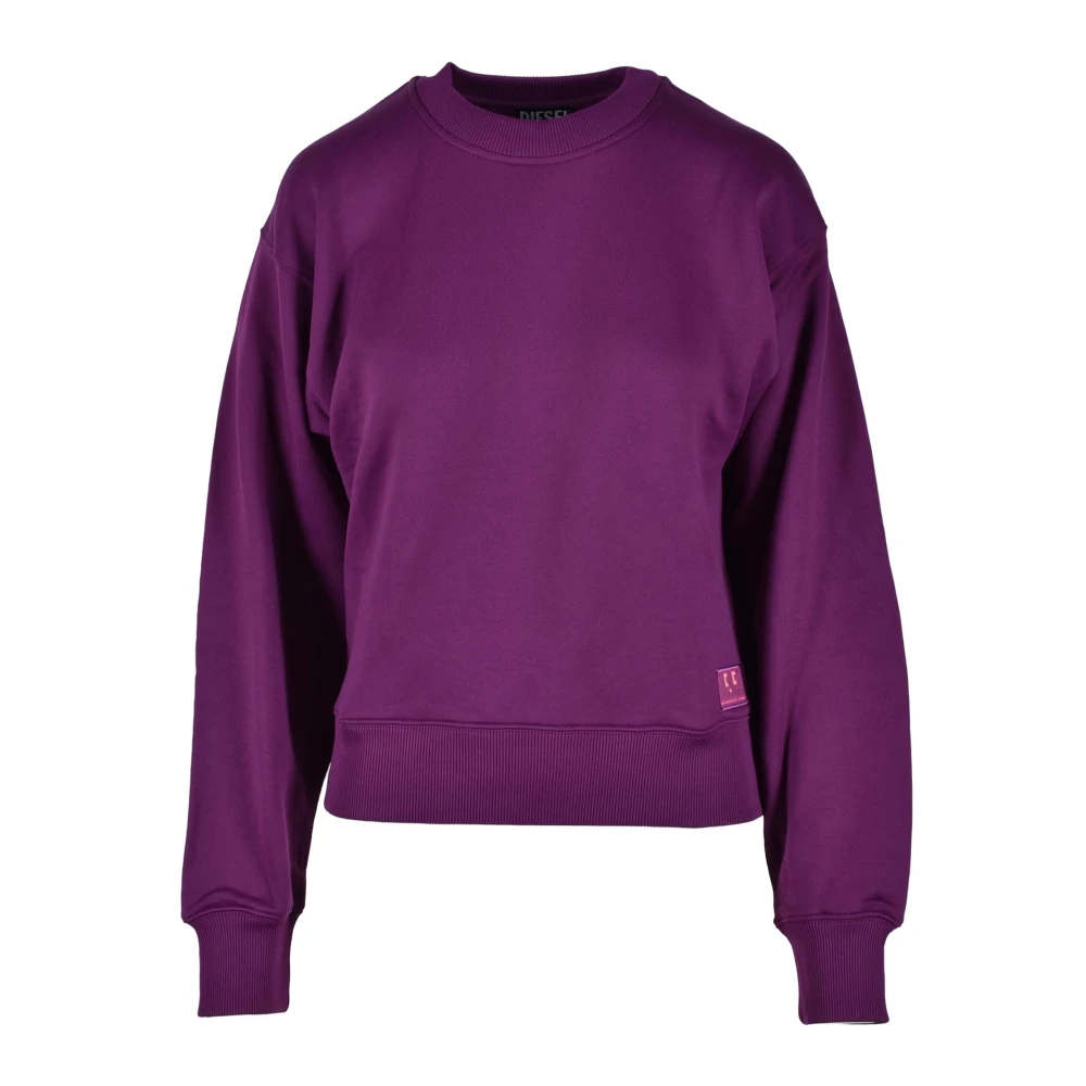 Diesel Stijlvolle Gebreide Top Purple Dames