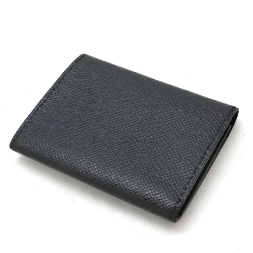 Louis Vuitton Vintage Pre-owned Leather wallets Black Heren