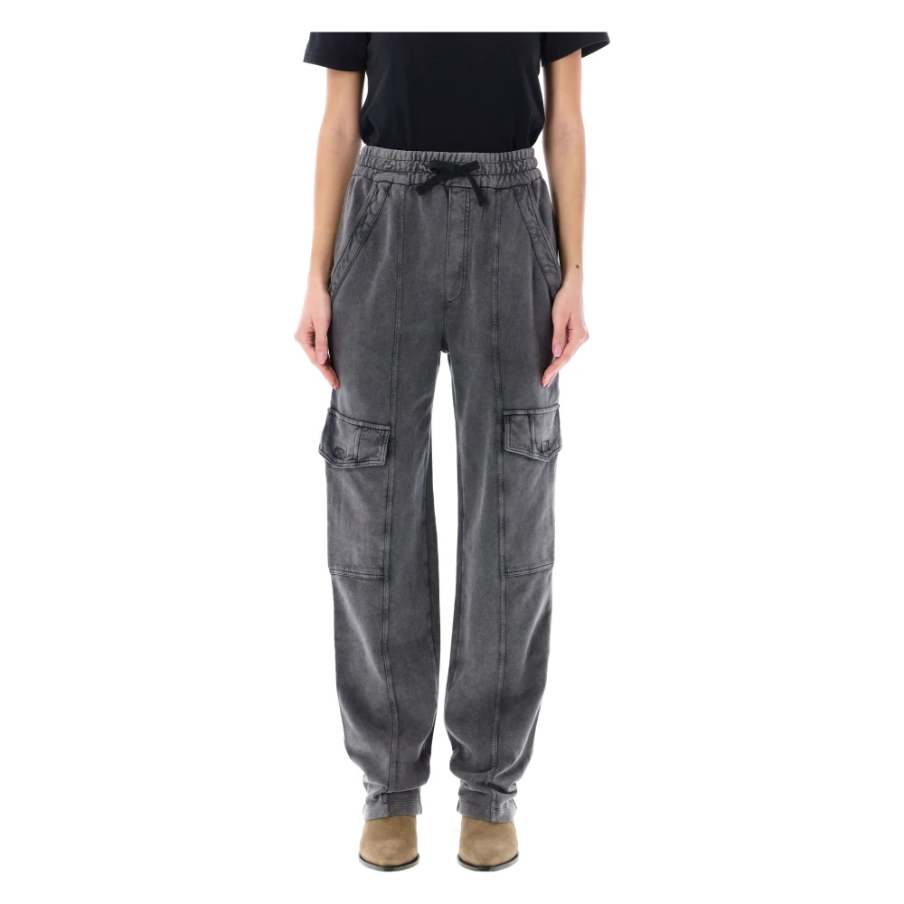 Isabel Marant Étoile Cargo Joggingbyxor Black, Dam