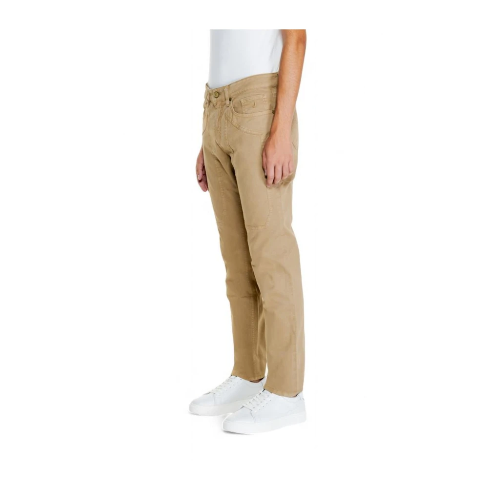 Jeckerson Katoenmix Jeans & Broeken Beige Heren