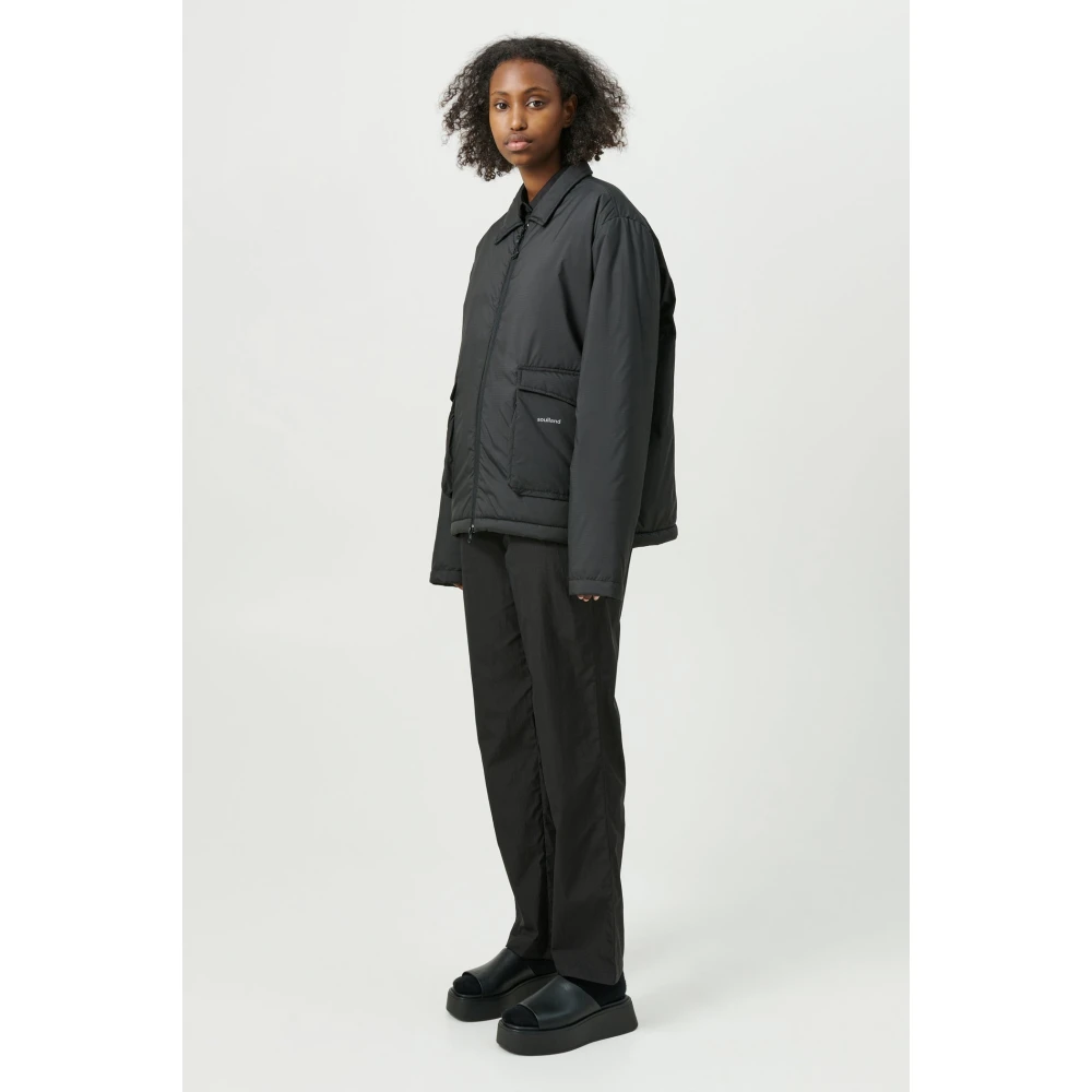 Soulland Gewatteerde Utility Jas Black Heren