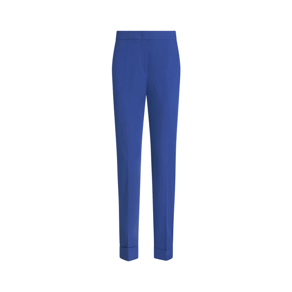 ETRO Slim-fit Trousers Blue Dames