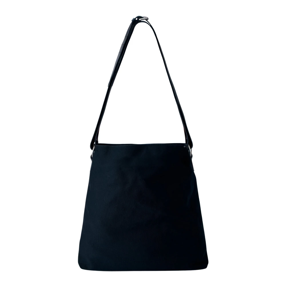 Dries Van Noten Black Canvas Shoulder Bag - Male - Shoulder Bags - One Size - Bags