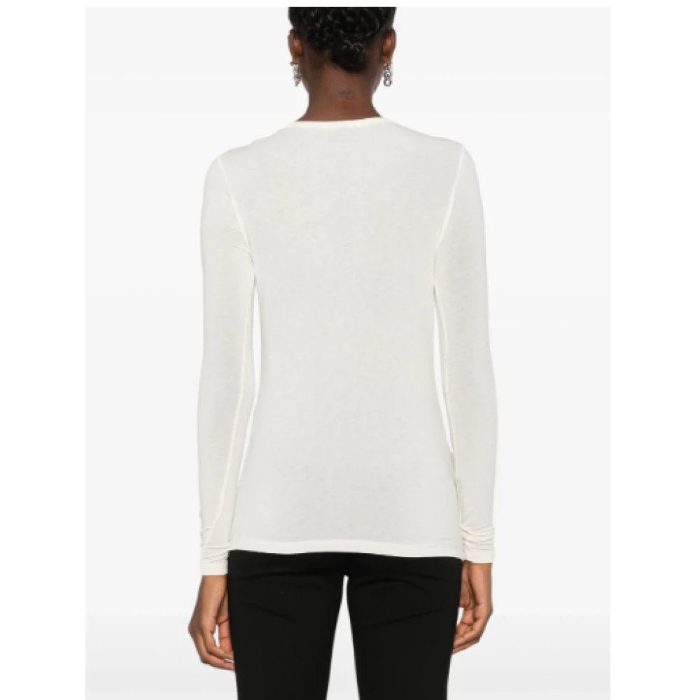 pinko Love Birds Sweater White Dames
