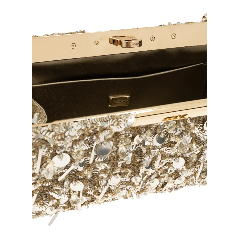 Dolce & Gabbana Schoudertas Marlene Medium Yellow Dames