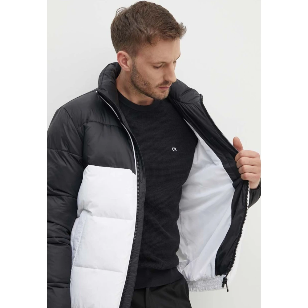 Calvin Klein Jeans Stijlvolle Mannen Jassen Trending Nu White Heren