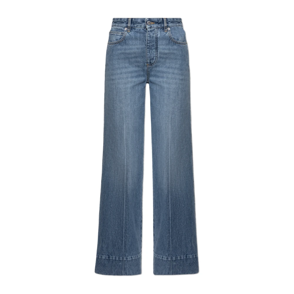 Bottega Veneta Wijde jeans Blue Dames
