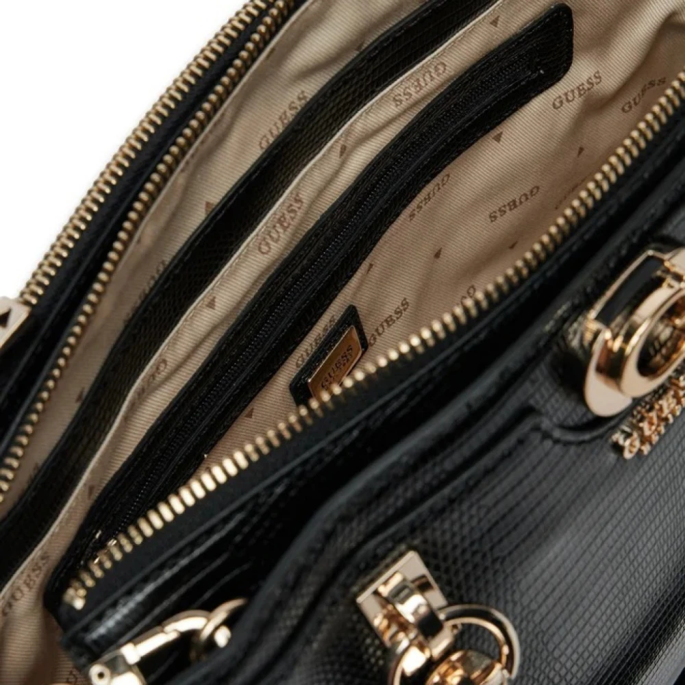 Guess Stijlvolle Society Handtas Black Dames