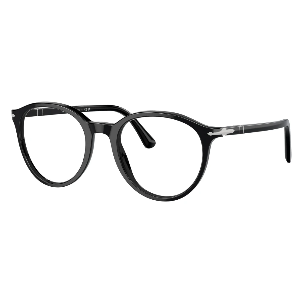 Persol Unisex Black Glasses, 53 Mm, Po3353v Optical Frame
