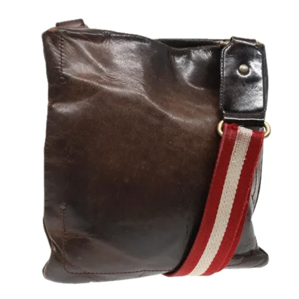 Bally Pre-owned Leather shoulder-bags Brown Dames