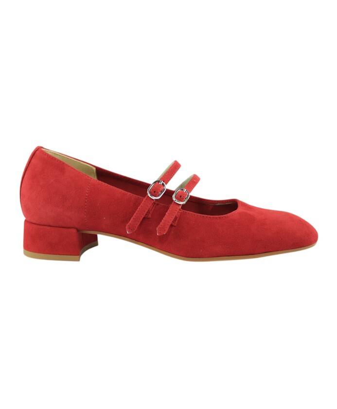 chaussures-elegantes-en-daim-rouge
