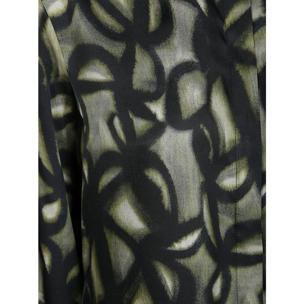 Liu Jo Satijnen Viscose Shirt Multicolor Dames
