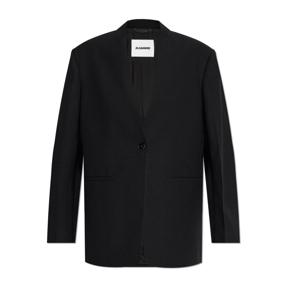 Jil Sander Wollen blazer Black Dames