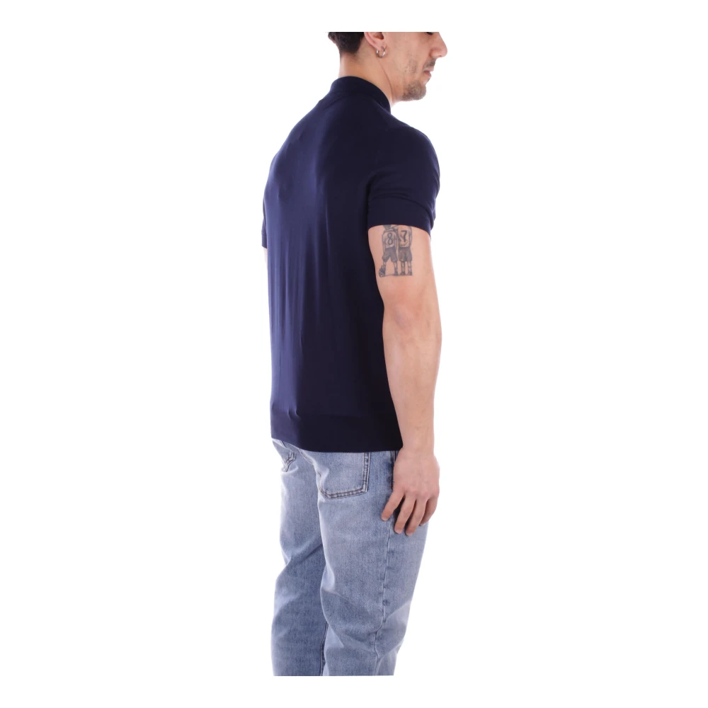 K-way Polo Shirts Blue Heren