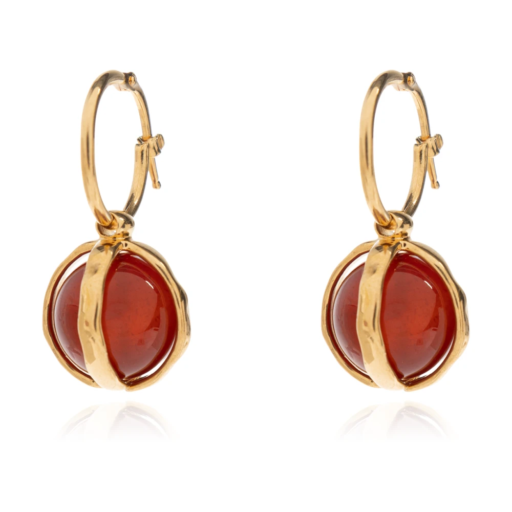 Jil Sander Vrouw Geel Accessoires Dames, One Size, Earrings