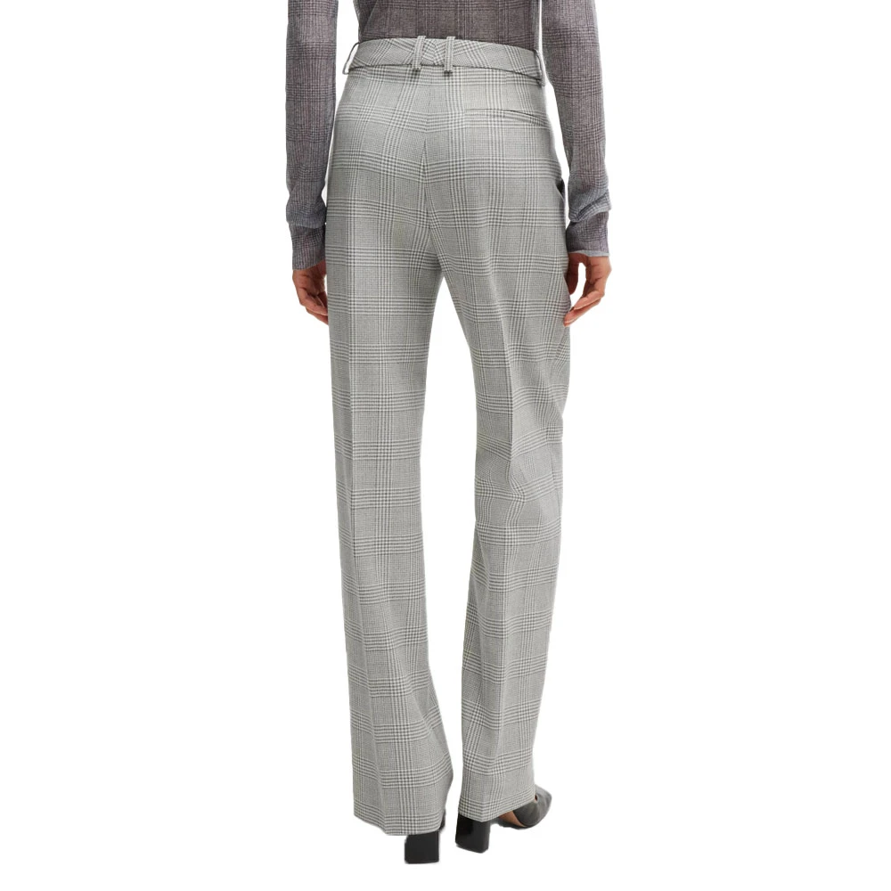 Hugo Boss Prince of Wales Broek Gray Dames