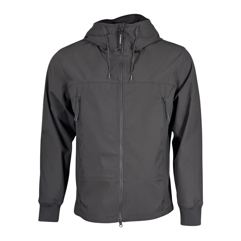 C.p. Company Men's Black Shell-R Hooded Jacket