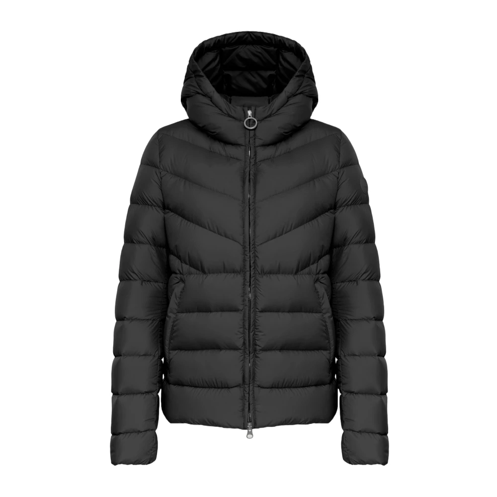Colmar Zwarte Winterjas met Ritssluiting Black Dames