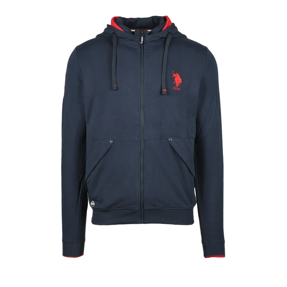 U.s. Polo Assn. Navyblauwe Sweatshirt voor Heren Blue Heren