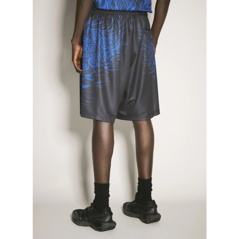 Y-3 Grafische Logo Print Shorts Multicolor Heren