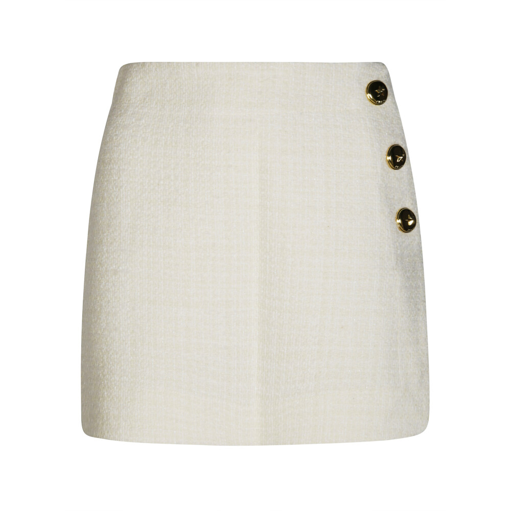 スカート PINKO Cotton popeline cadric miniskirt Bianco Pinko Cotton Popeline Cadric Miniskirt