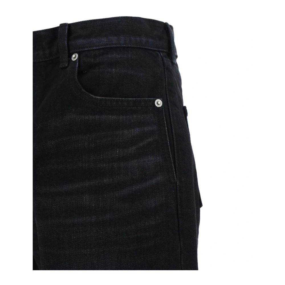 Saint Laurent Straight Jeans Black Heren