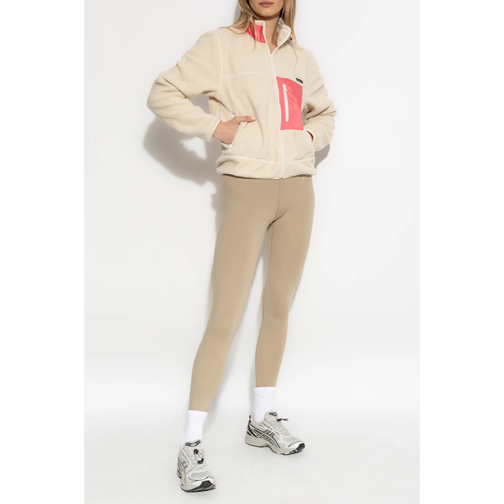 Sporty & Rich Fleece uit de Mountain collectie Beige Dames