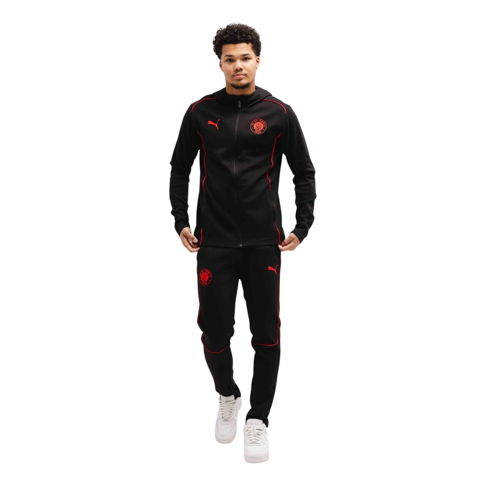 Puma FC St. Pauli Casuals Senior Trainingspak 2024 2025 Black Heren