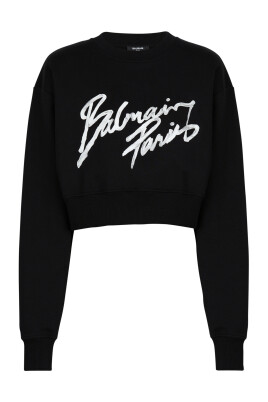 sweat-shirt-court-imprime-en-coton