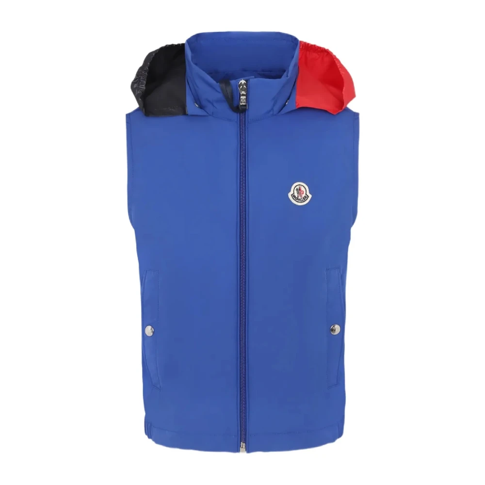 Moncler Boys Blue Stylish Lightweight Junior Waistcoat - Waistcoats - 12 Y - Kids