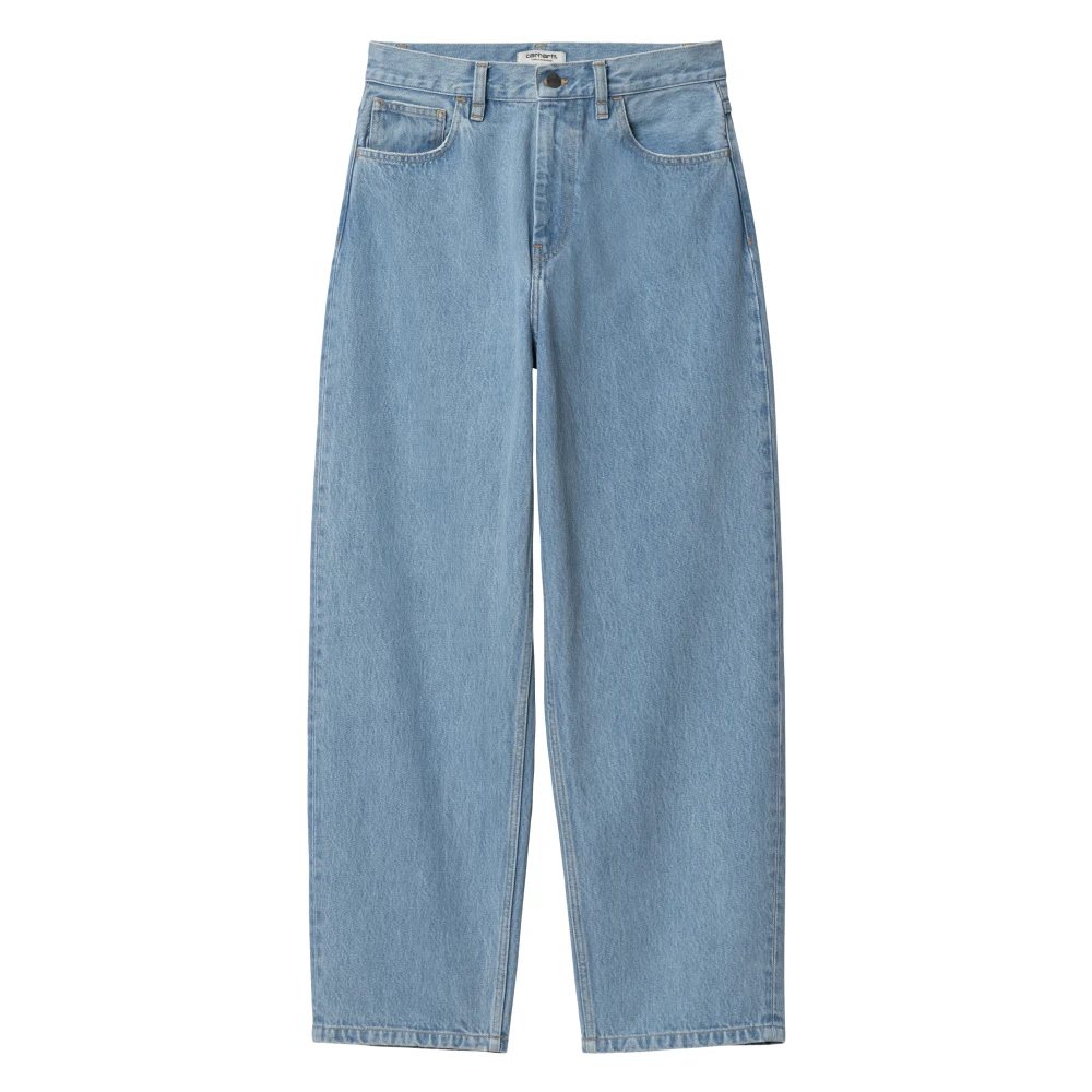 Carhartt Wip Women's Blue Brandon Trousers - Loose Fit Jeans - Xs - Jeans
