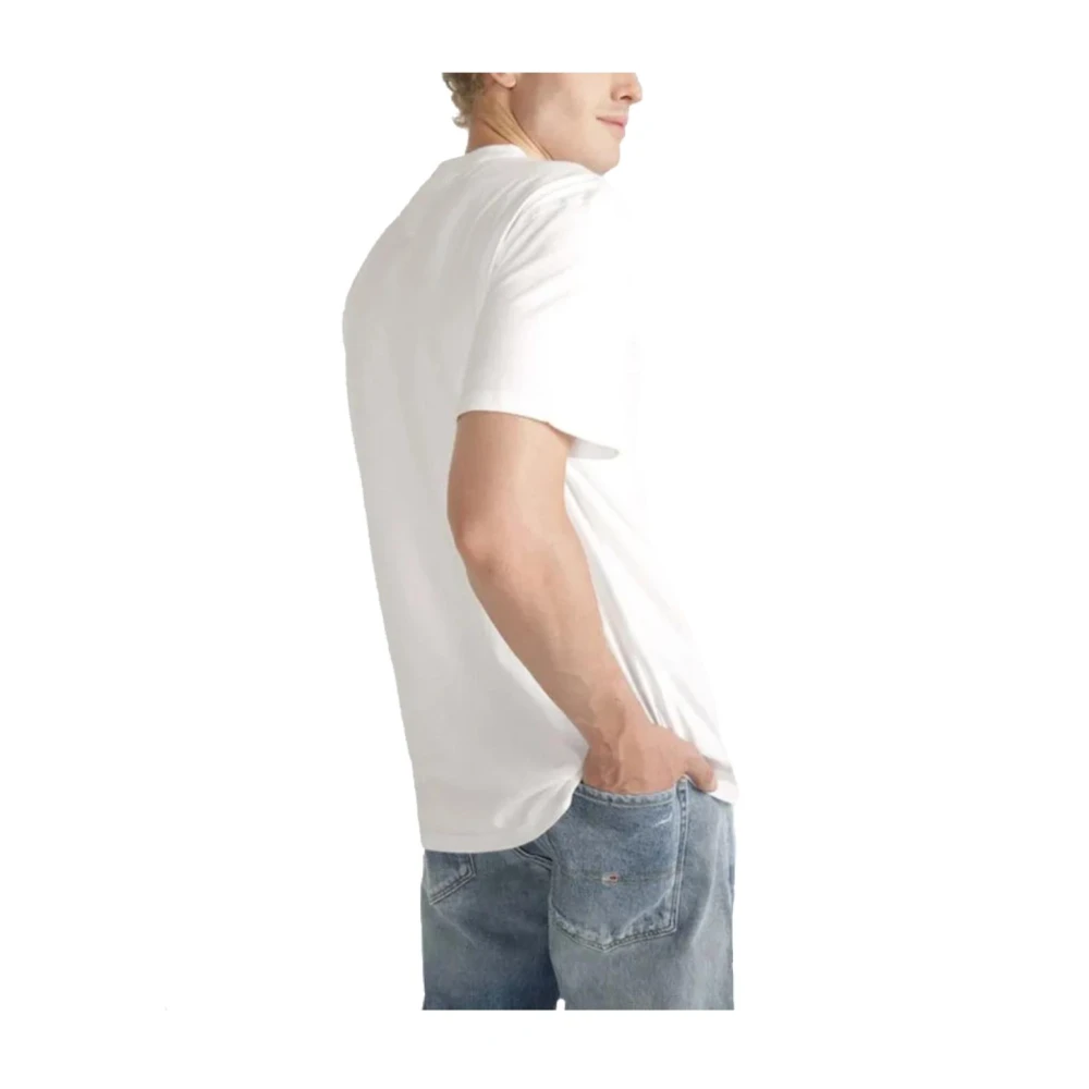 Tommy Hilfiger Klassiek Katoenen T-shirt White Heren