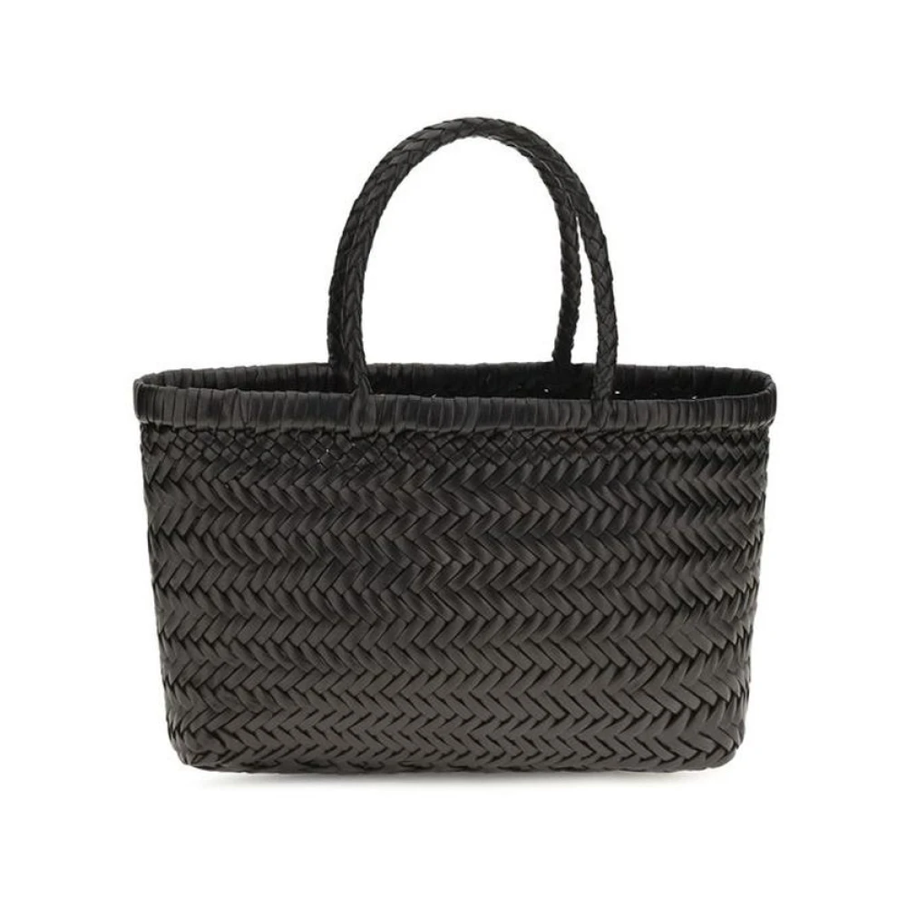 Dragon Diffusion , Shopping Bags, Female, Black, One Size, Woven Leather Tote