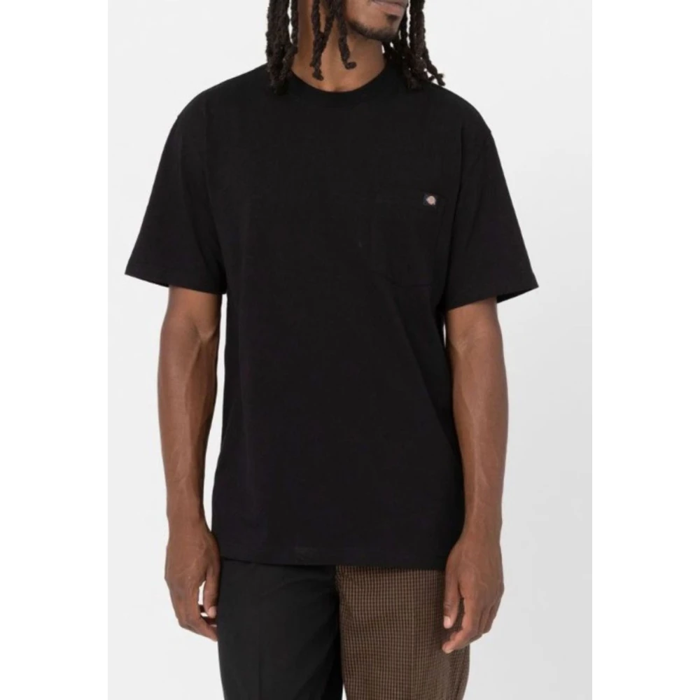 Dickies Mannen Zak Tee in Zwart Black Heren