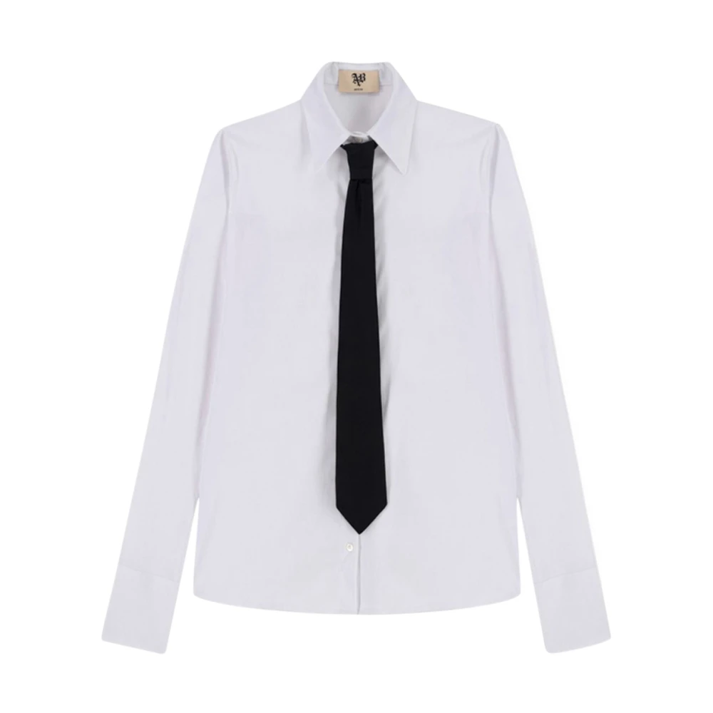Aniye By Poplin College Style Shirt White Dames
