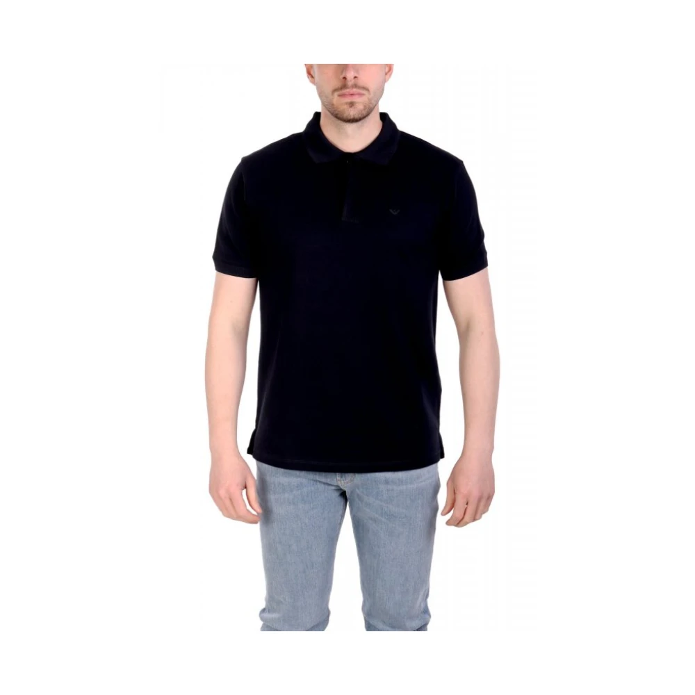 Emporio Armani Herren Blau Oberteile, Lgröße: