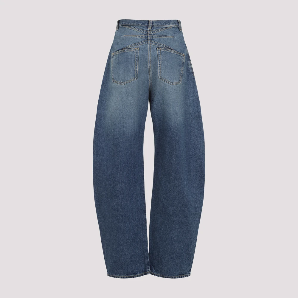 Alaïa Vintage Ronde Jeans Blue Dames