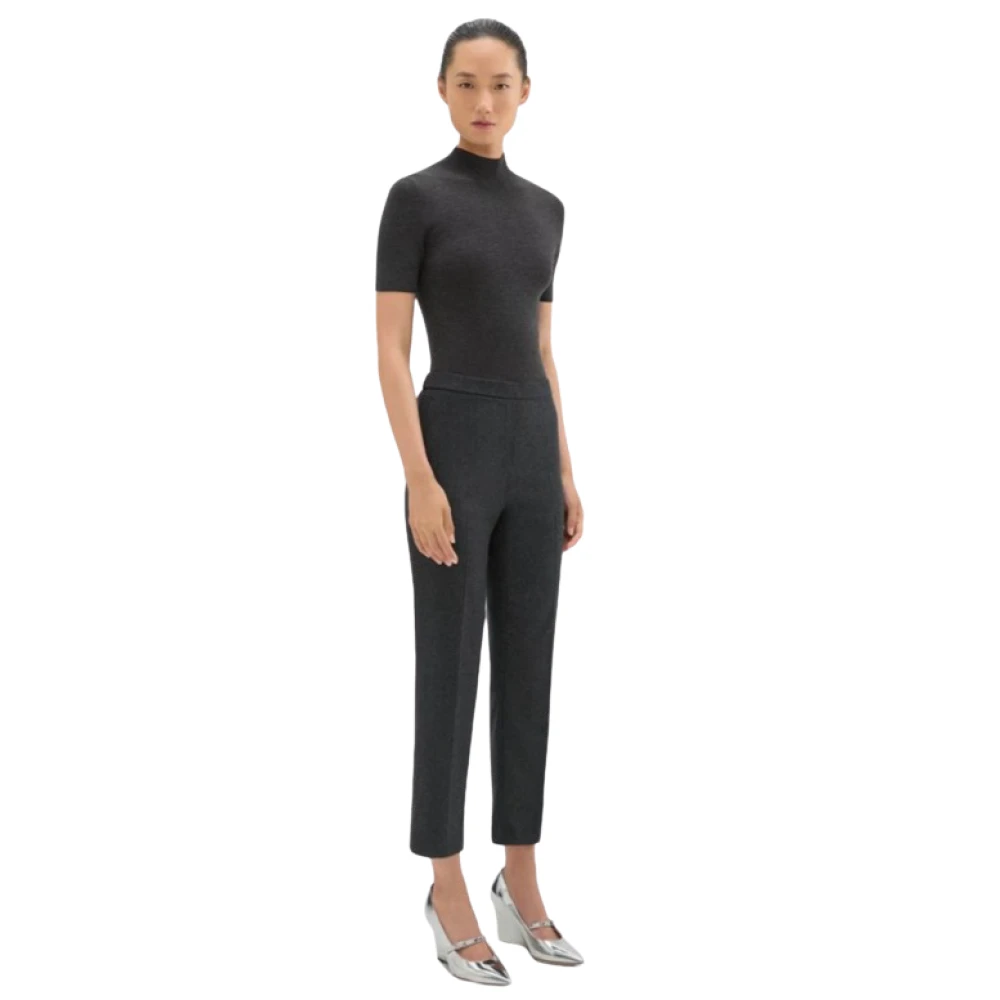 Theory Elegante Broek voor Vrouwen Gray Dames
